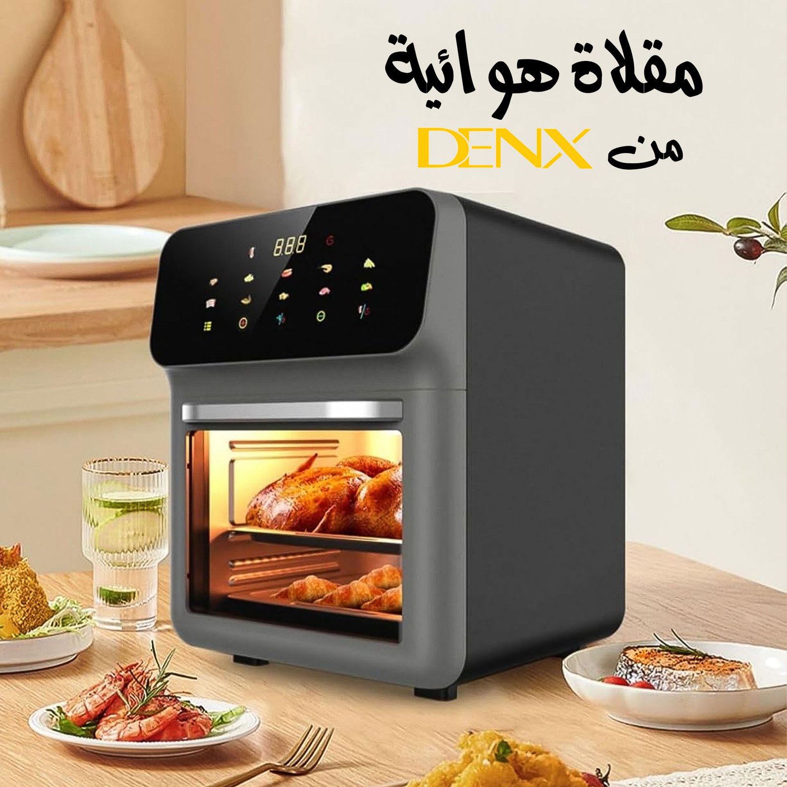 قلاية هوائية كبيرة